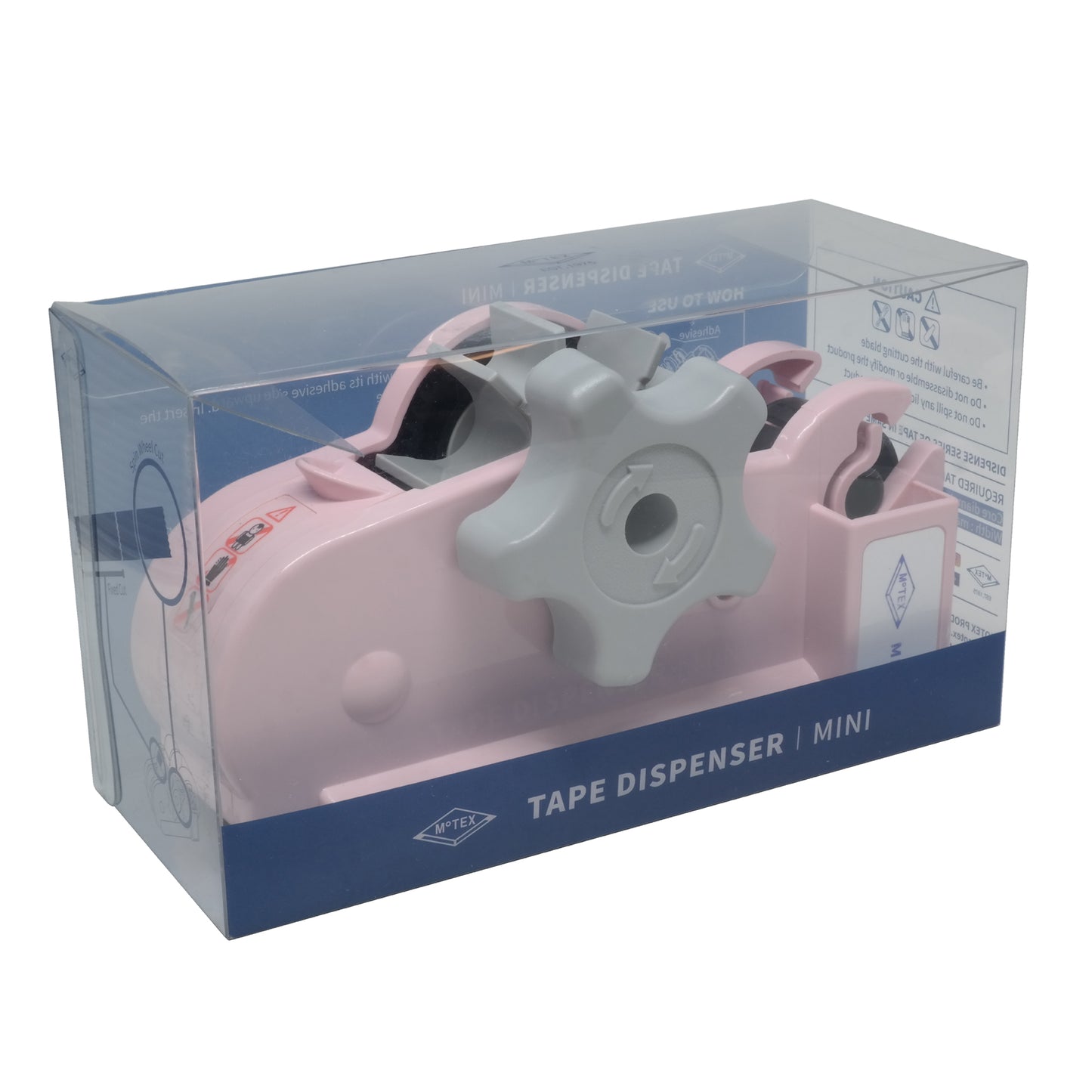 MoTEX Tape Dispenser for 1-Inch Core Tape with Self Cutting Tape Technology